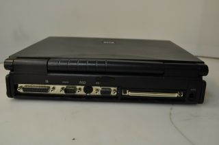 Vintage Dell Latitude XPi P100SD Laptop Model No: PPS - boots to bios w/ PSU - 6