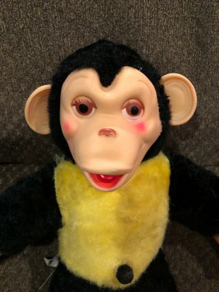 Vintage Stuffed Monkey Plush W/ Banana Zip Zippy Mr.  Bim 16 - Inch / Howdy Doody