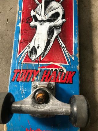 Tony Hawk Birdhouse Skateboard Pterodactyl Deck Complete Vintage With Patina 2 4