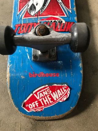 Tony Hawk Birdhouse Skateboard Pterodactyl Deck Complete Vintage With Patina 2 5