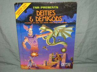 Ad&d 1st Edition Hardback - Deities & Demigods (vintage 1980 And Vg, )