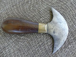 Vintage Osborne Co Newark Round Head Knife Leather Tool 4 Inch
