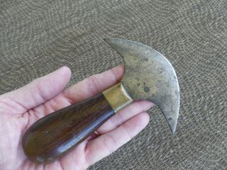 Vintage Osborne Co Newark Round Head Knife Leather Tool 4 inch 5