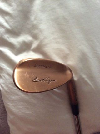 Vintage Ben Hogan Special Si Beryllium Copper Sand Wedge Steel Right Handed