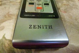 Vintage Zenith Computer Space Command w/ Zoom TV Remote Control - - VG 3