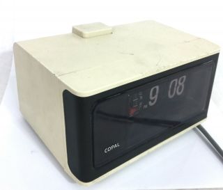 Rare Vintage Copal Model Rp - 170 Flip Alarm Clock Japan Great A51