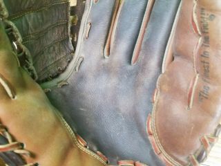RARE Vintage Rawlings RA75 Baseball Glove Mitt RH Leather 4