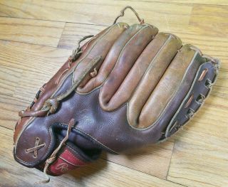 RARE Vintage Rawlings RA75 Baseball Glove Mitt RH Leather 5