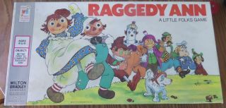 Vintage 1974 Mb Milton Bradley Raggedy Ann A Little Folks Board Game Complete