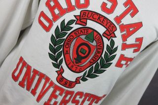 Vintage Ohio State University Men ' s Sweatshirt Sz Medium Buckeyes USA Made OSU 2