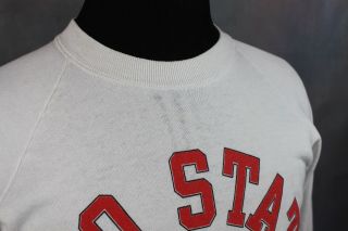 Vintage Ohio State University Men ' s Sweatshirt Sz Medium Buckeyes USA Made OSU 3