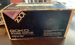 GOKO 8mm Sound Editor Product No.  33604 Vintage Made in Japan 5