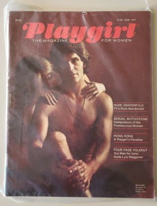 Playgirl 1 June 1973 Lyle Waggoner Ryan Macdonald Vintage Fn/vf