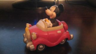 Disney Parks Vintage Mickey Mouse Toy Car Collectible