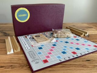 Vintage 1948 Selchow & Righter Scrabble Game