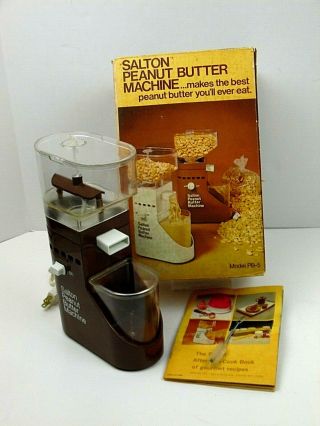 Vintage Salton Model Pb 5 Peanut Butter Maker Machine