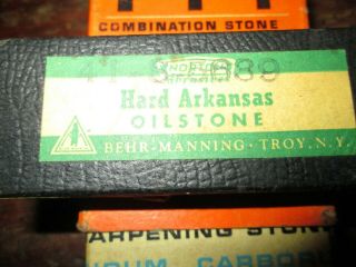 Vintage " Hard Arkansas Pen Knife Piece " Norton Abrasives Behr Manning,  111