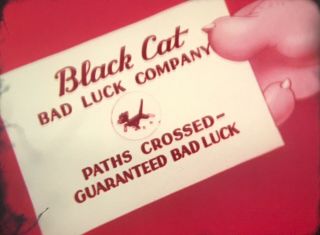 Tex Avery 16mm film “Bad Luck Blackie” 1949 Vintage Cartoon 4