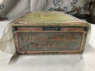 Vintage King Edward Mild Tobacco 50 Cigar Box` 8 Cent 3