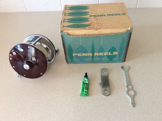 Vintage Penn Peer Reel 309m And Tools