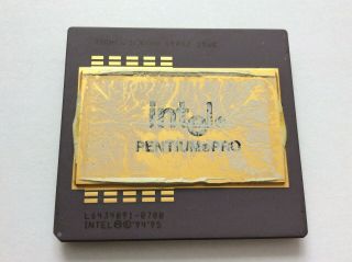 Vintage Cpu Intel Pentium Pro 200mhz,  Kb80521ex200