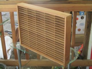 Vintage Napa Valley Box Company 100 Casssette Tape Wood Wall Storage Rack Wooden