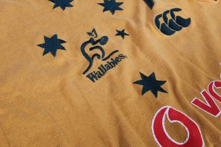 Vintage 1992 canterbury wallabies australia jersey Rugby Size Mens XL 3