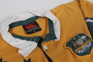 Vintage 1992 canterbury wallabies australia jersey Rugby Size Mens XL 5