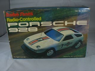 Vintage Radio Shack Tandy Rc Racer Porsche 928 60 - 3041 27mhz