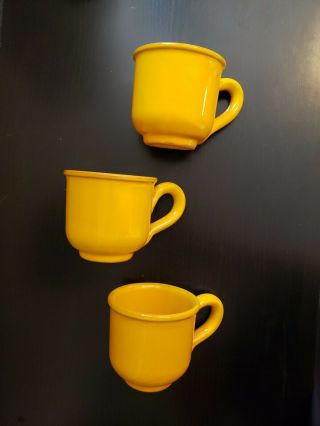 Vintage Mamma Ro Pottery Coffee Cup Mug Set Of 3 Listing 3