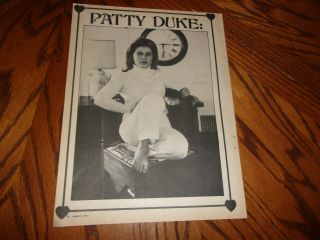 Patty Duke Pinup Vintage Clipping Cp