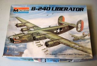 Vintage Monogram B - 24d Liberator Model Kit
