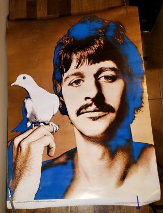 1967 vintage ' Ringo Starr ' Richard Avedon Poster,  Near,  BEATLES 2