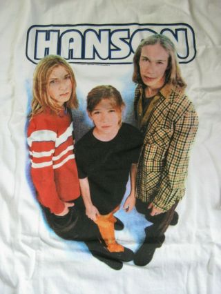 Vintage Hanson Brothers T - Shirt X Large  Tee Shirt Cotton & Booklet?