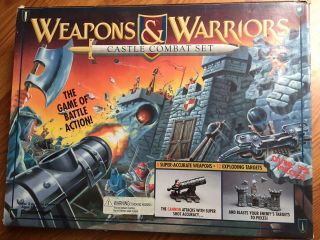 Vintage Weapons And Warriors Castle Combat Set 1994 Board Game Pressman 9703