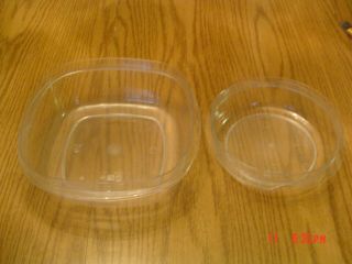 2 - Vintage Rubbermaid Stain Shield Containers,  4.  2 & 9 Cup,  No Lids