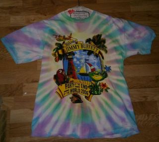 Vintage Jimmy Buffett T Shirt 2006 Concert Tie Dye Men’s Xl