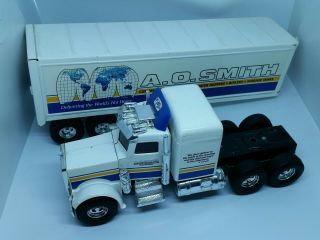 Vintage Ertl 1/64 Semi Truck Trailer Model - Merchant Series - A.  O.  Smith