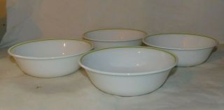 Vintage Set Of 4 Corelle Wildflower Soup Or Cereal Bowls