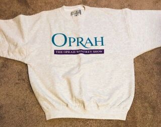 Vintage Oprah Winfrey Show Sweatshirt - Large Gray