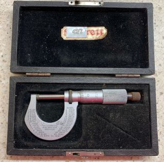 Vintage L.  S.  Starrett Micrometer No T 230 In Case