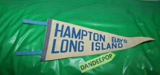 Vintage Hampton Bays Long Island Pennant York
