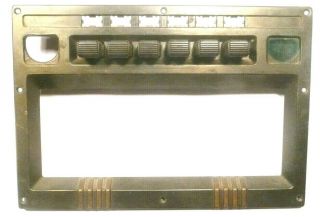 Vintage Rca T80 Radio: 6 Bakelite Pre - Set Buttons & Faceplate 8 " X 5 & 1/2 "