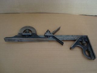 MOORE & WRIGHT.  COMBINATION SET / SQUARE.  Vintage Engineering Tool 2