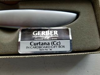 Old Stock Vintage Gerber Curtana Knife in The Box 5