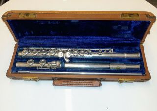 Vintage Gemeinhardt Co Inc M2 Flute and Case Elkhart Indiana 208002 USA 3