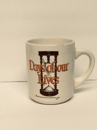 Days Of Our Lives Soap Opera Mug Coffee Cup Vintage 1983