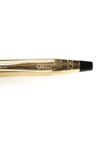 Cross Unisex Vintage 10KT Gold Filled Ballpoint Pen Mechanical Pencil Set 4