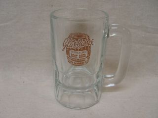 5.  5 " Glasbarrel Glas Barrel Old Fashioned Root Beer Vintage Advertising Mug