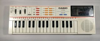 Casio Pt - 82 Keyboard Vintage Synthesizer Digital Piano & Rom Pack